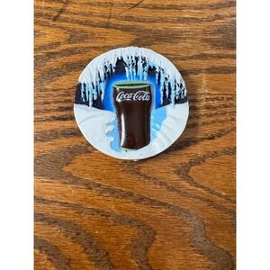 Coca Cola Winter Scene Collectible magnet Advertising Memorabilia